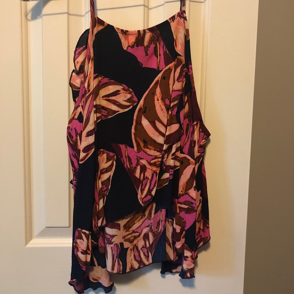 XL Pink Patterned Tank